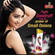 Meera Anti Dandruff Shampoo - With Small Onion & Fenugreek, For Men & Women, 80 ml