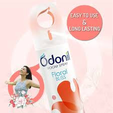 Odonil Room Air Freshner Spray, Floral Bliss - 220 ml | Nature Inspired Fragrance for Home & Office | Long Lasting Fragrance