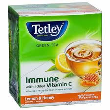 Tetley | Lemon & Honey Flavored Green Tea