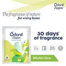 Odonil Zipper Air Freshener - Blissful Citrus, 10 g