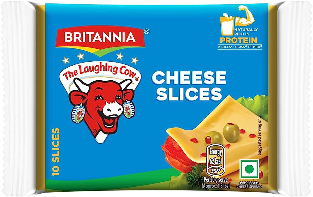 BRITANNIA CHEESE SLICES 100 GM