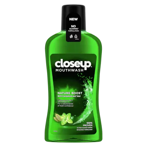 CLOSEUP MOUTH WASH NATURE BOOST