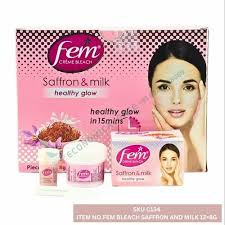 Fem Fairness (Saffron & Milk) Crème Bleach/Advanced Skin Brightening System