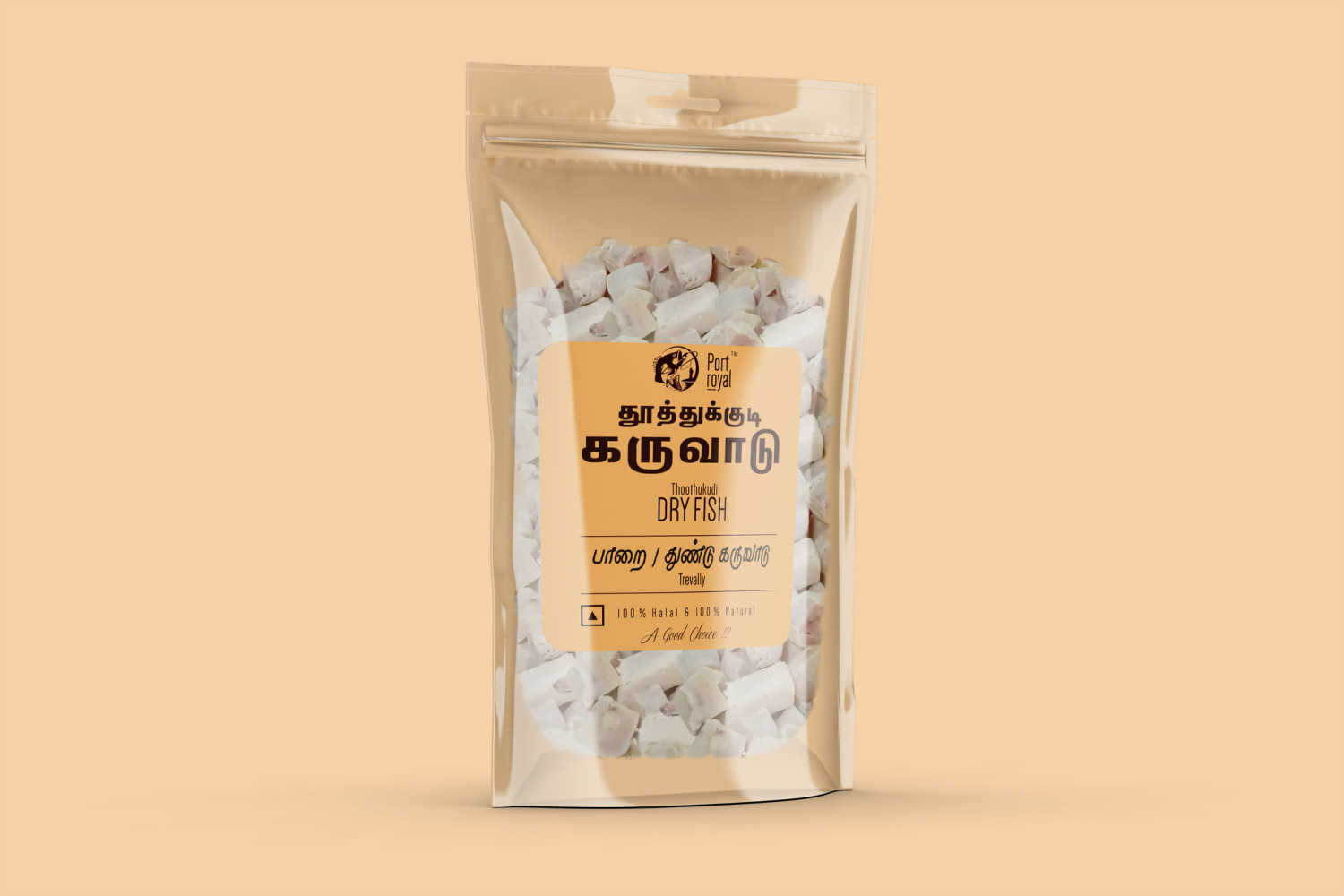 TREVALLY ( PAARAI PIECE DRY FISH )(1 Day Delivery)